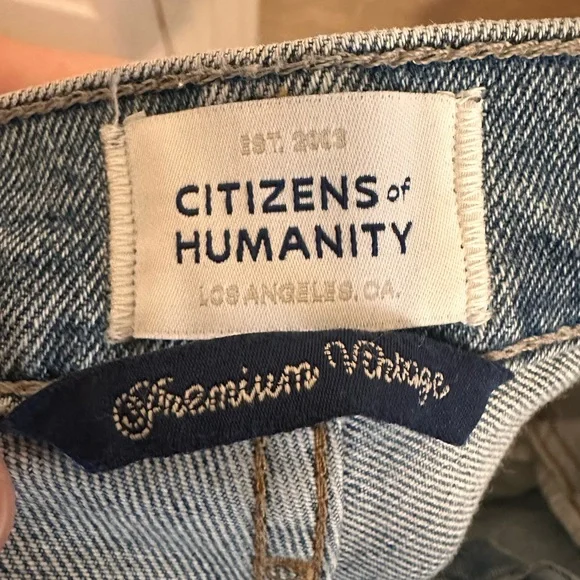 Citizen of Humanity Vidia Wide Leg Bootcut Flare Medium Wash Jeans Size 29 - Picture 8 of 11